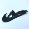 fashion fox racing logo patches embroidered iron on fabric