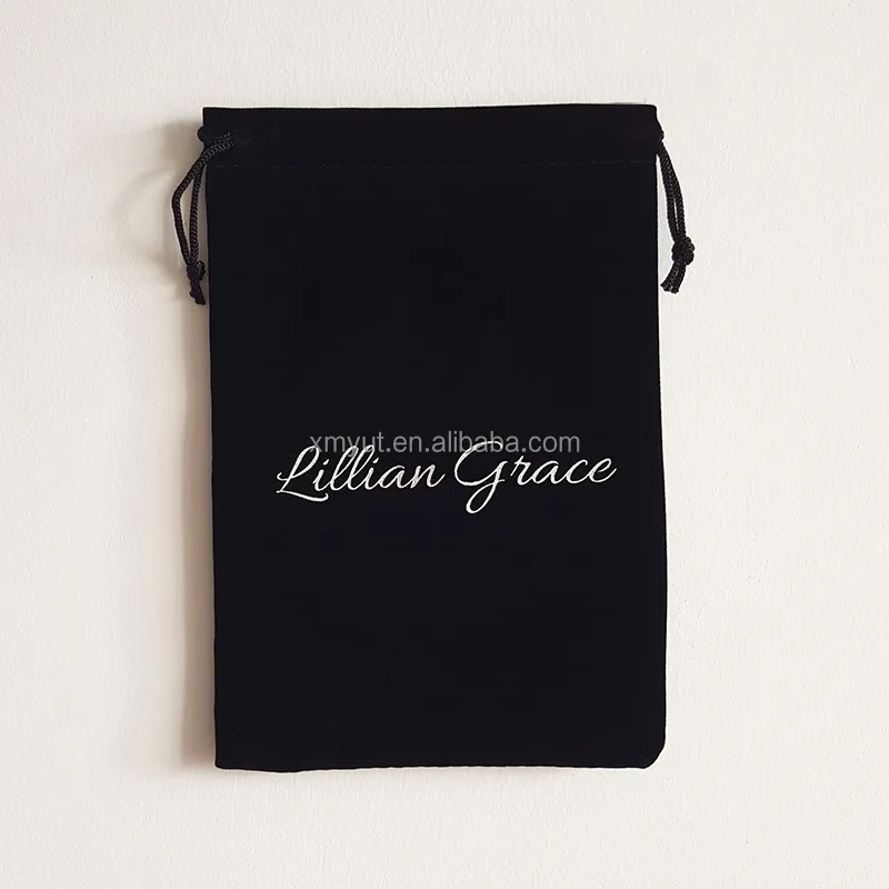 Customizable Logo Velvet Jewelry Pouch Recyclable Organza Jute Watches Rings Necklaces Hot Stamping Stamping Processing