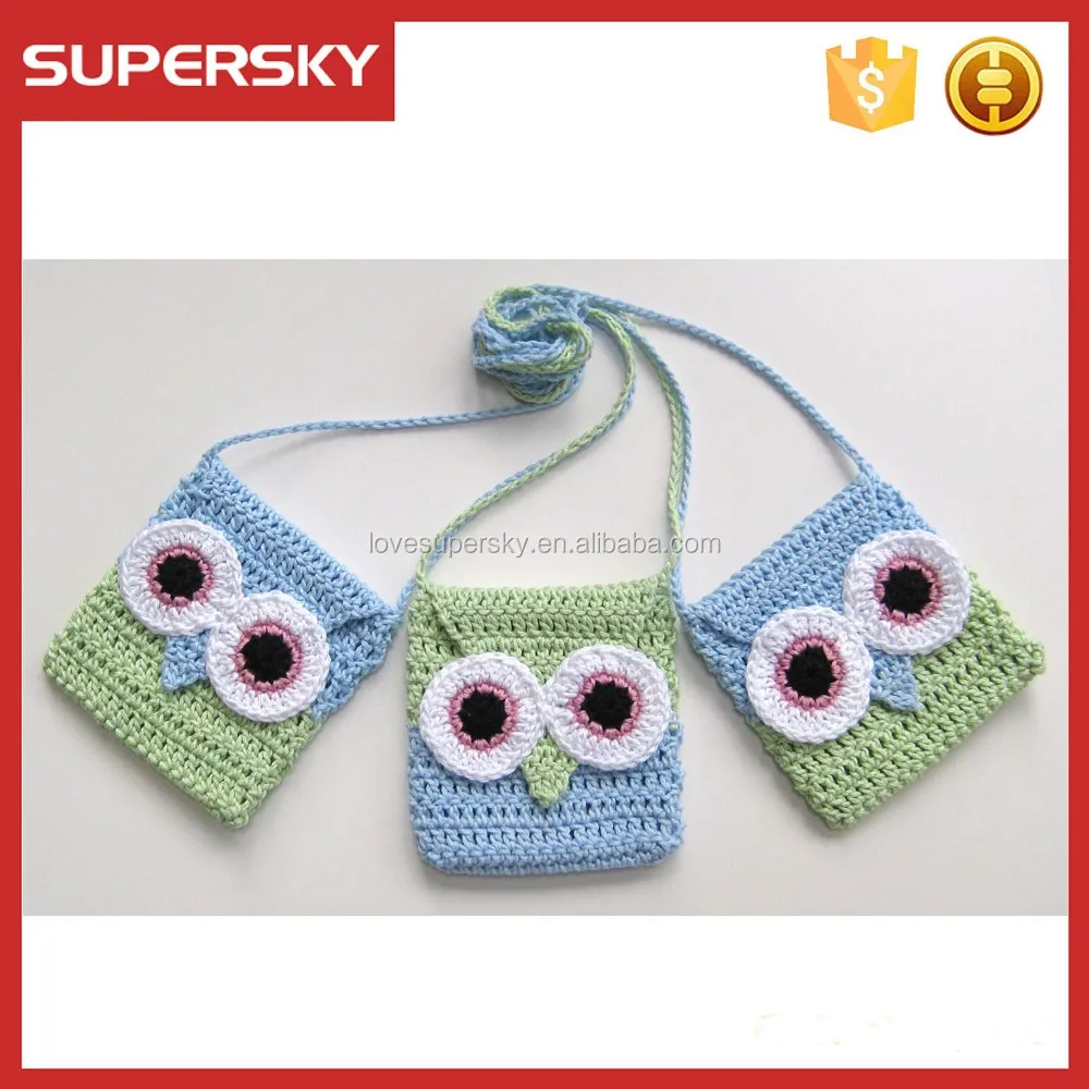 crochet kids purse