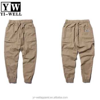 khaki pants with scrunch bottoms