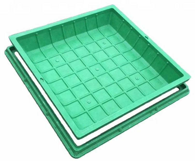 
Round grass manhole cover 