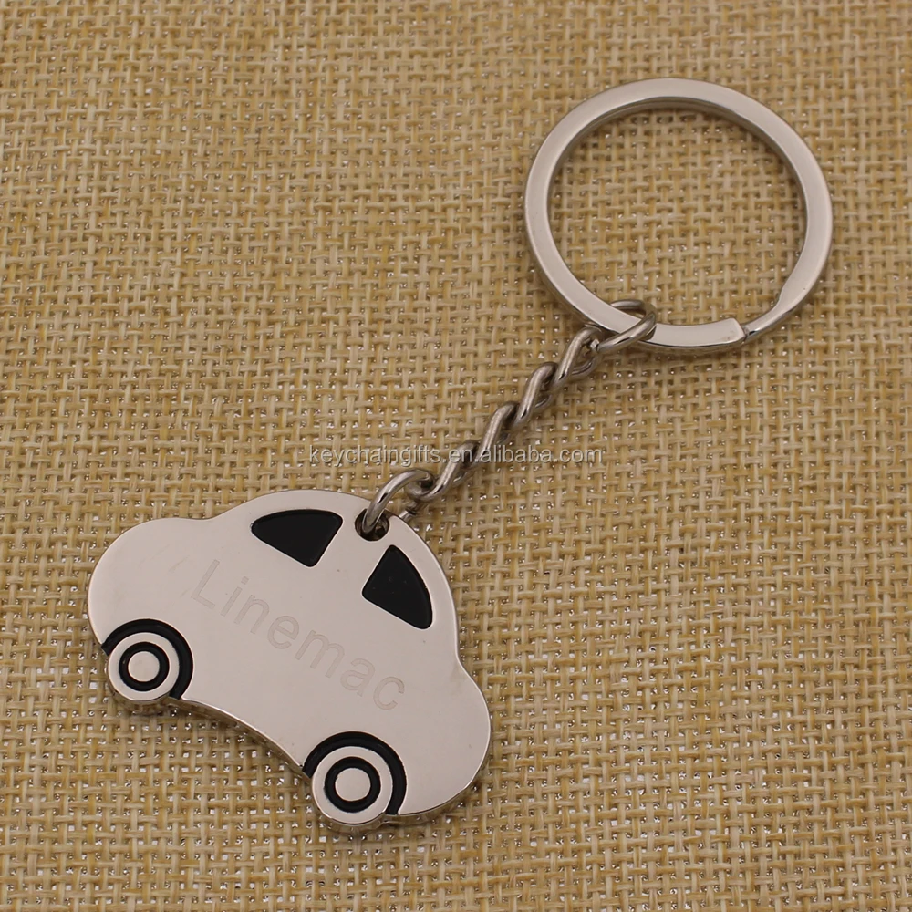Customized Car Shape Keychain With Inked Color Logo Buy Car Shape