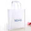 Custom White Simple Eco Reusable Non Woven Shopping Bag