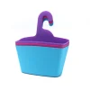 Small bath toy organizer holder plastic wall mount bathroom storage for kids