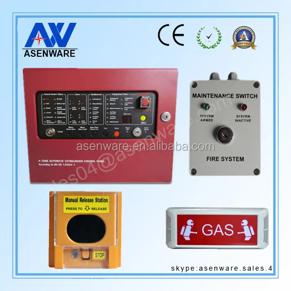 Fire Fighting Equipment Automatic Fire Extinguisher Panel