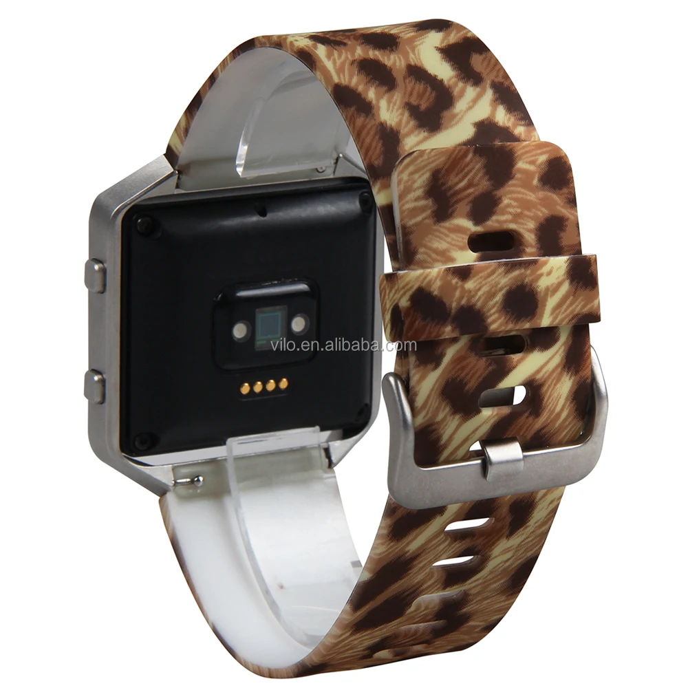 leopard print fitbit blaze band