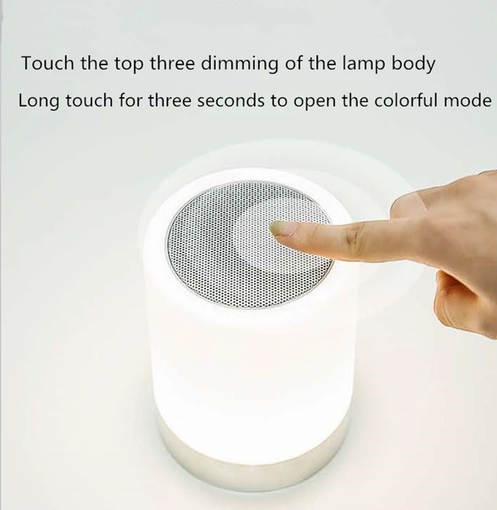 2019 audio player portable mini wireless speakers with Led Color Light - ANKUX.COM