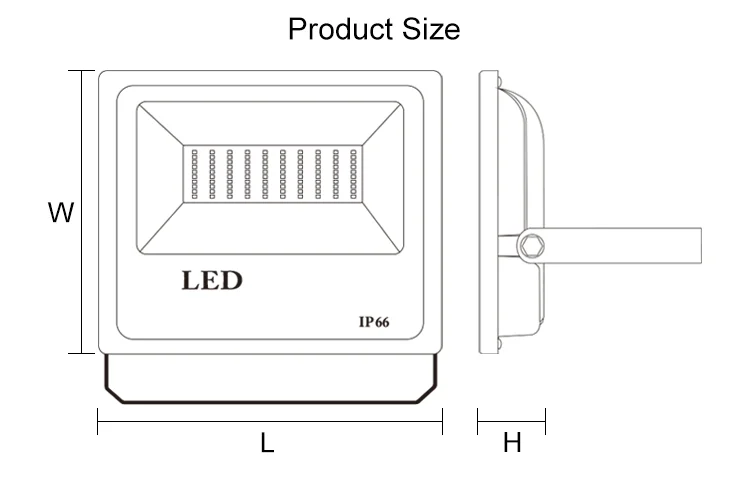 COULIN High lumen Spotlight Brand driver led flood light,Waterproof IP66 Outdoor LED Floodlight