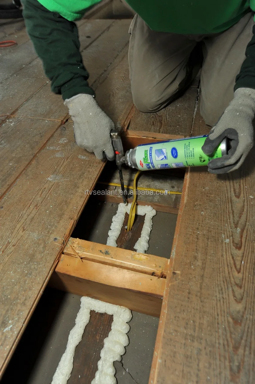 Glue High Density Polyurethane Foam Spray Tube Pu Adhesive Foam Spray