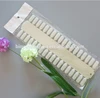 BIN plastic nail paint color chart white transparent decorating color chart for nail art practice and color show