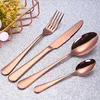 Best Brand Hammered Goa Copper Bronze Hotel Blue Used Restaurant Flatware