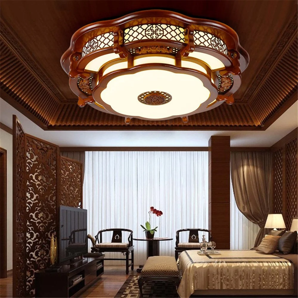 large round ceiling light