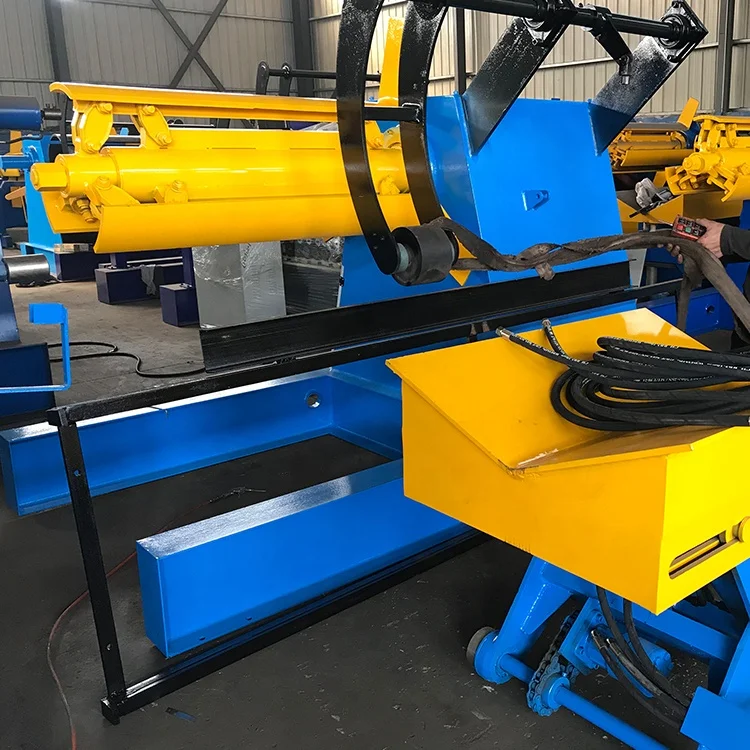 used sheet metal roll forming machine reel decoiler