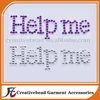 he's mine help me me too self-adhesive crystal acrylic rhinestone gem diamond sticker