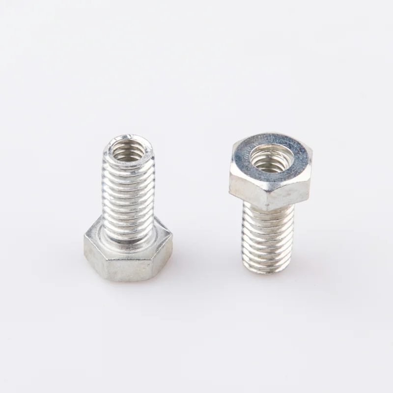 碳钢六角头带孔全螺纹螺栓