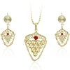 60755 xuping fashion wholesale indian jewelry, 14k gold luxury stone new model wedding jewelry set, women gold plated jewellery