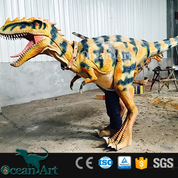 lifelike dinosaur suit