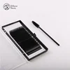 Matt glossy fibre factory flat silk eyelashes wholesale