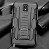 CASEFORMERS Duo Armor BLACK for Samsung Galaxy Note 3 Combo Case with Stand and Holster