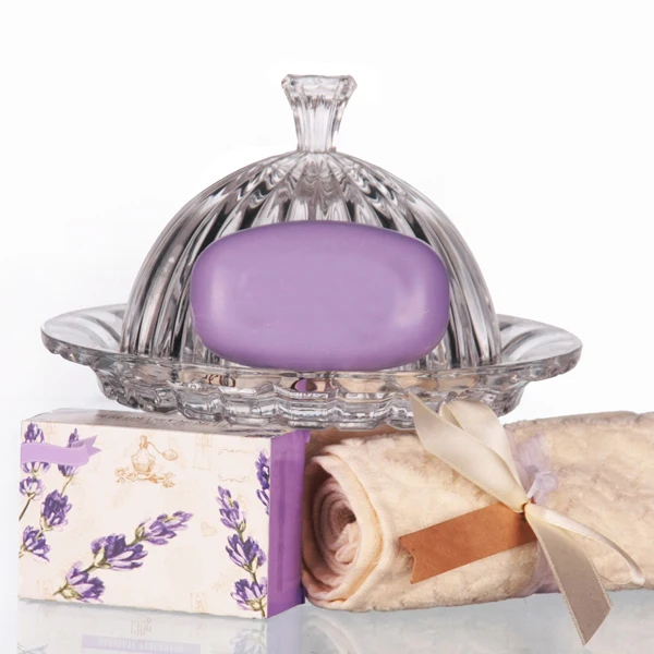 glass butter dish