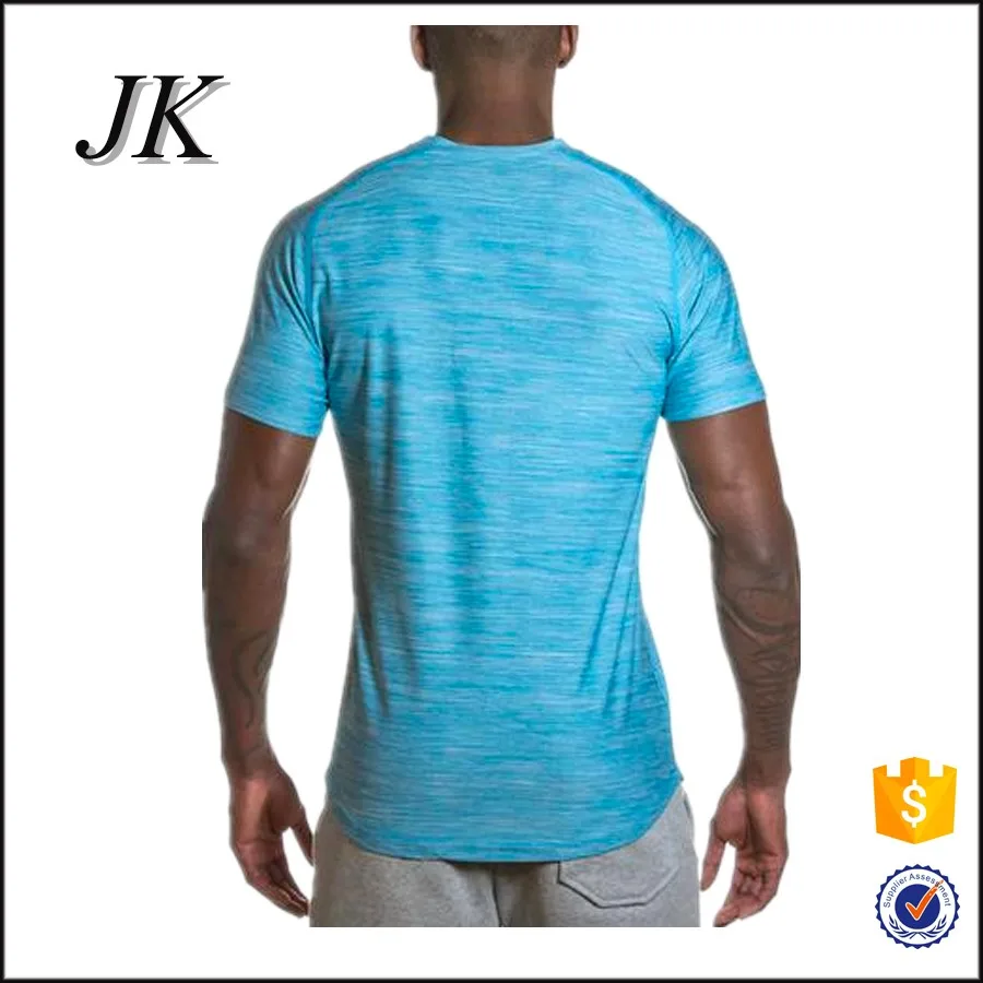 Spandex Gym T Shirt Mens 90 Polyester 10 Elastane Tshirt For