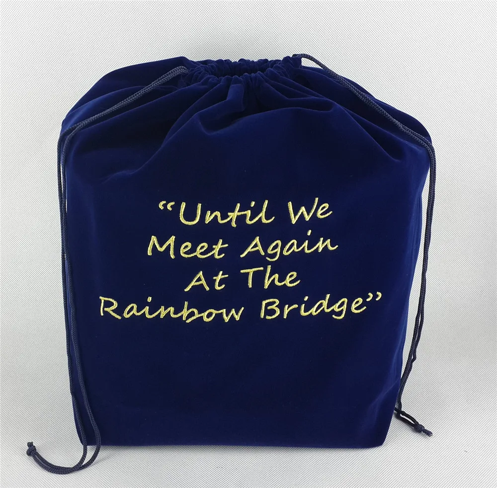 Black Cotton Cremation Urn Bag,Cinerary Casket Bag And Funerary Urn Bag