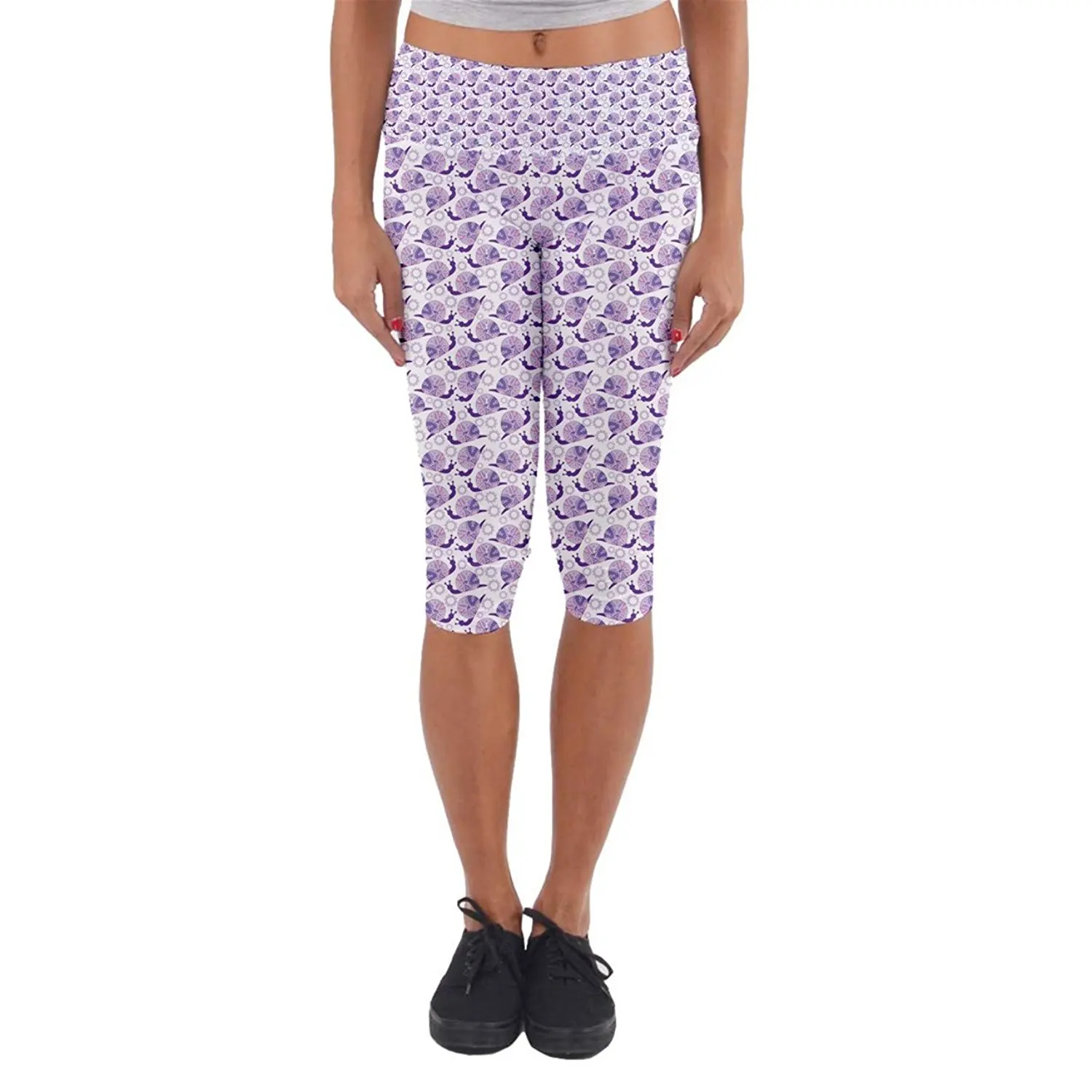 purple capri pants