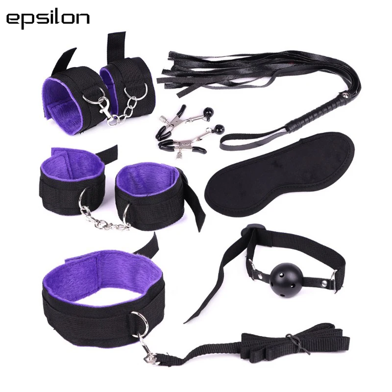 Kit De Bondage Complet Pour Adultes Outils Bdsm Ensemble De Retenue De Lit Kit De Bondage Doux