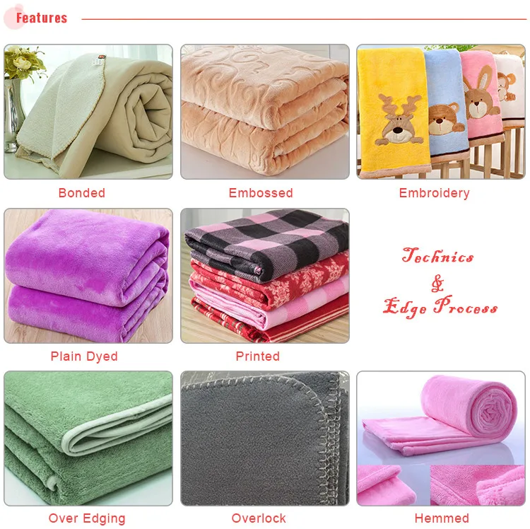 Professional manufacturer 100% polyester Thermal portable warm coral fleece blankets