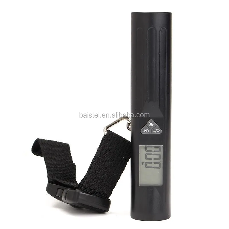 Digital Electronic Luggage Scale Led Flashlight Pocket Handheld