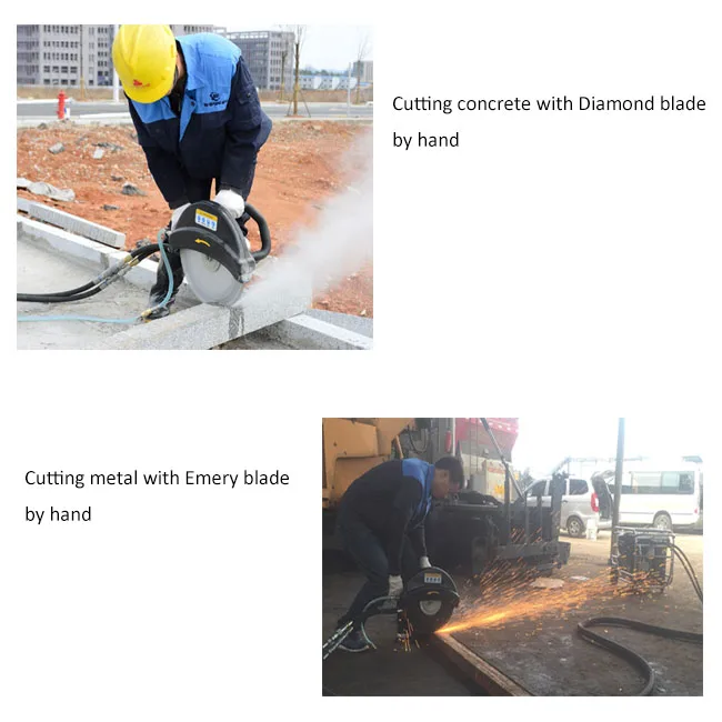 hydraulic concrete cutting machine