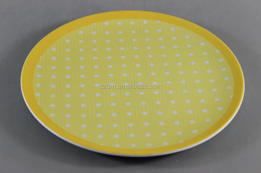 Decorative Melamine Dinner Plate For Home Use