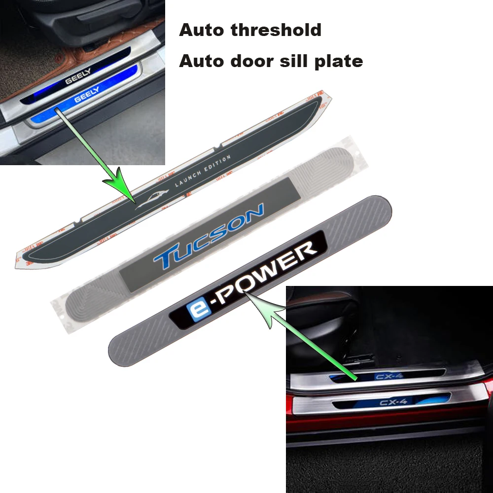 Flexible Custom Design Polycarbonate Auto Door Sill Plate Buy Auto