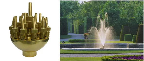 Buse d/'eau Sprinkler Bec de Fontaine D/'eau en Laiton Nozzle Pompes Solide