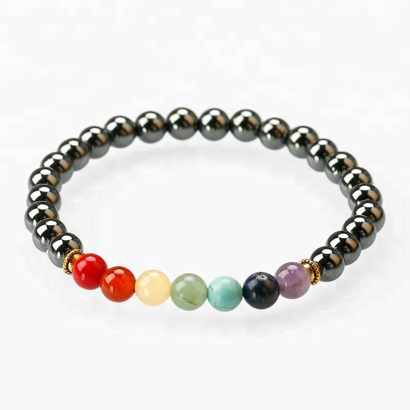 Handmade Hematite Health Bracelet /chakra Crystal Healing Stone