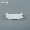Creative plastic white rectangle stripe plate