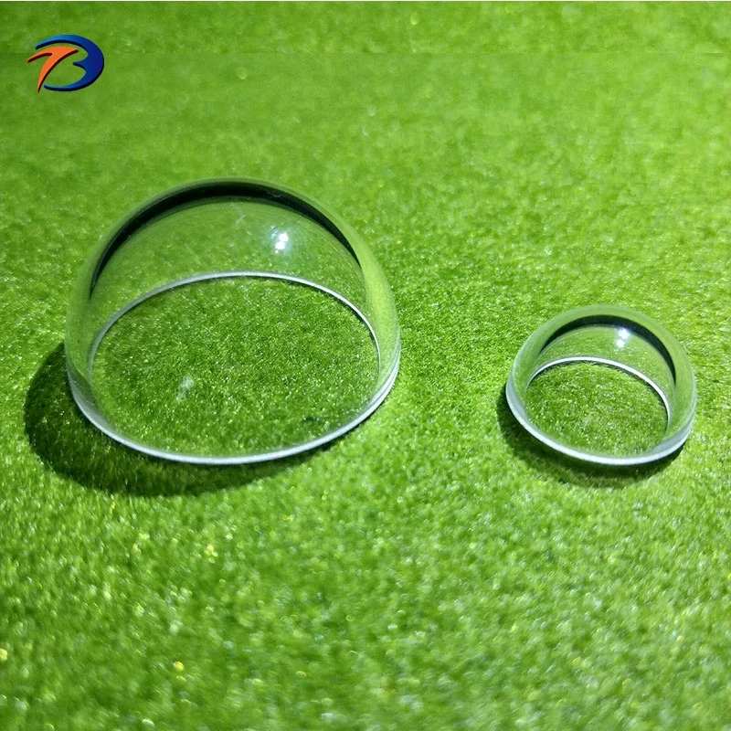 k9  Sapphire bk7 glass dome, clear dome optical glass