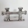 Marine Boat Double Cross Bollard Cleat Rope Post Deck Dock Mooring Hardware