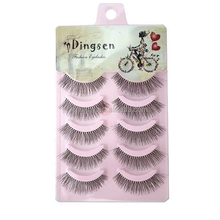 Prolash 5 Pairs Low Price & High Quality Makeup False Eyelashes