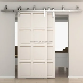 Legno Massello 8 Pannello Bypass Fienile Porta Scorrevole Doppia ... Legno Massello 8 Pannello Bypass Fienile Porta Scorrevole Doppia ...