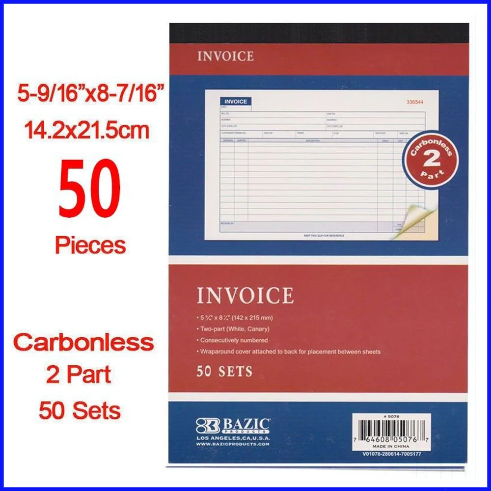 Custom Design Duplicate Invoice / Receipt Pads 50 Sets Per Pad - Buy ...