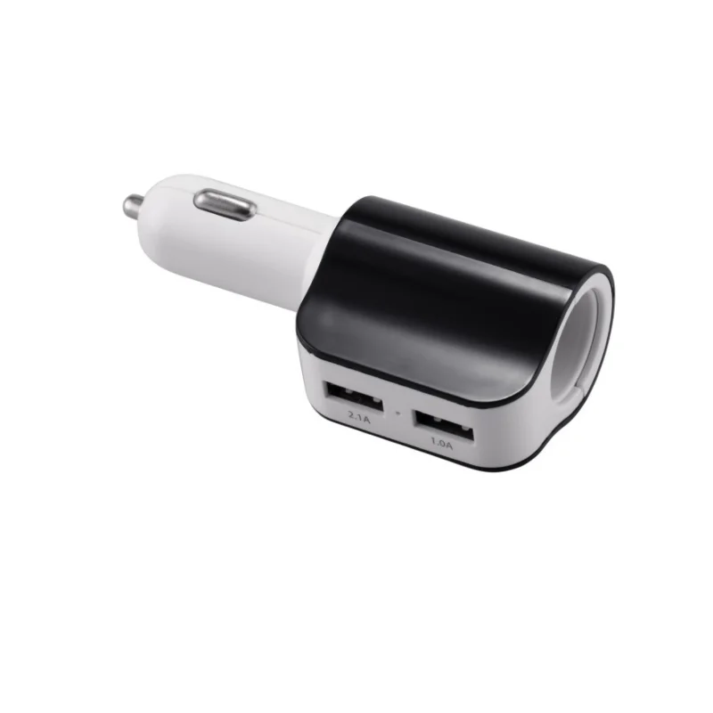 Micro Car Accessory Charger 12V 2 USB 3.1A One Way Cigarette Lighter Cocket Splitter Phone Usb Car Charger For All Smartphones