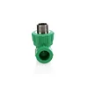 High rerformance brass inserts PPR pipe fittings for cold and hot water supply