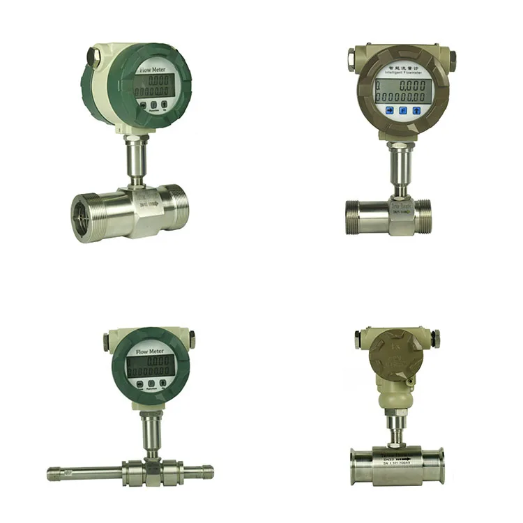 High Precision Crude Oil Flow Meters Oil Turbine Flwometer With Thread