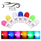 1ワットt10 w5wセラミック2 smd 5630 5730 2smd ledレンズ車のライト194 168ライト電球6色dc 12ボルト