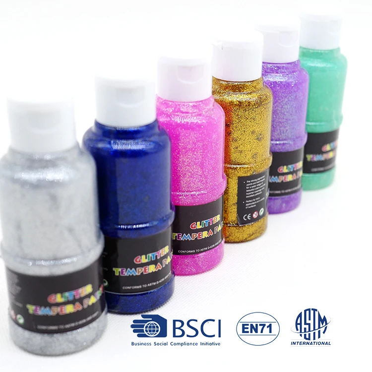 120ml Bulk Glitter Glue for Kids Craft Decoration