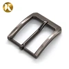 Wenzhou KML Manufacture Good Quality Unisex 35mm zinc alloy pin belt buckle custom