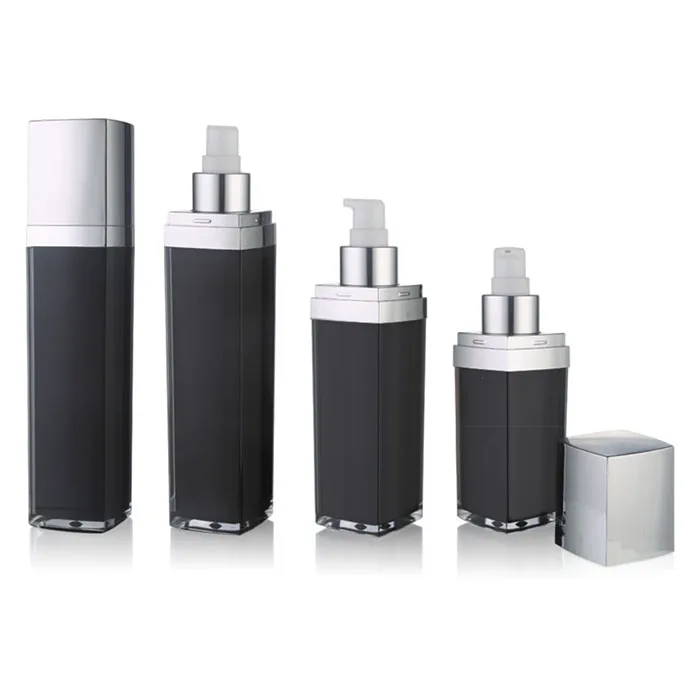 Download Pretty Cosmetic Acrylic Black Square Airless Pump Bottle 15ml 4oz Jar - Buy Airless Pump Bottle ...