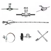 ADSS OPGW Optical Fiber Cable Suspension Bridge Cable Clamps for Telescopic Poles