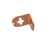 Custom Sheet Metal Fabrication Part, L Shape Copper Angle Corner Bracket For Furniture